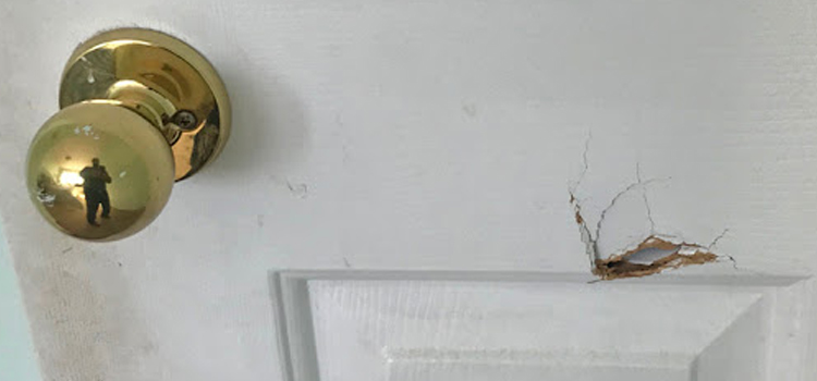 interior door hole repair Madera