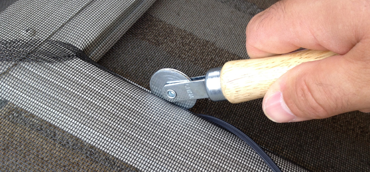 metal screen door repair in Madera